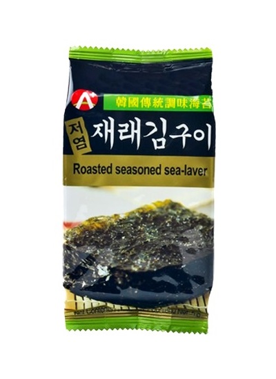 Snack coreano Kim di alghe tostate A+ Hosan 4.5g.